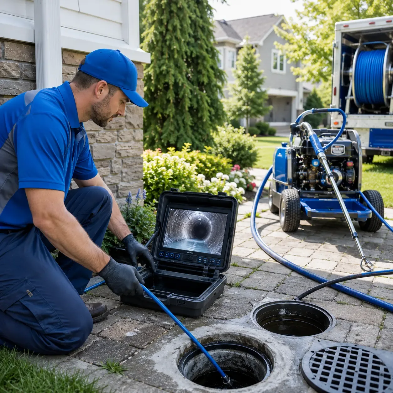 Outdoor drain cleaning professionals serving West Lafayette, IN